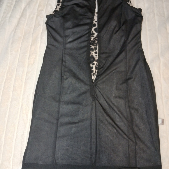 Jennifer Lopez Leopard Print Sleeveless Dress Size 12 - Picture 12 of 15